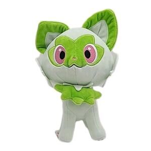 Pokemon Original Sprigatito 8 inch Plush Animal Toy Green No Tush Tag